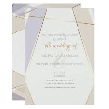 Modern Contemporary Geometric Mushroom Violet Invitation Zazzle Com Geometric Wedding Invitation Modern Invitation Sophisticated Gifts