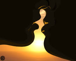 Image result for images kissing taste silhouette