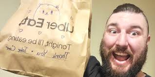 Saying thanks with Uber Eats