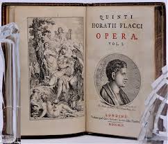 Quinti Horatii Flacci Opera First Edition Abebooks
