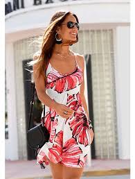 Das sind die 100 schönsten kleider! Beachtime Beachtime Strandkleid Rot Im Heine Online Shop Jetzt Gunstig Bestellen Auf Heine De