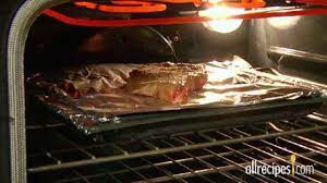 Broiling arrangement in a north american electric oven © randal oulton. How To Broil Meats Chicken And Fish Video Allrecipes Com