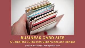 However, the standard size is different depending on where you live. Standard Business Card Size Country Wise Dimensions And Images
