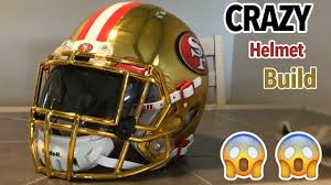 San francisco 49ers 31 vs. 49ers Chrome Concept Custom Helmet Builds Youtube