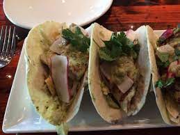 Place the tilapia in a shallow dish, and pour the marinade over the fish. Wood Grilled Fish Tacos Picture Of Drift Fish House Oyster Bar Marietta Tripadvisor