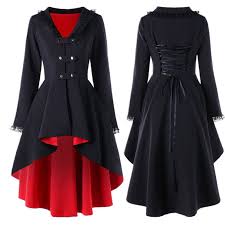 Victorian Style Women Ladies Elegant Slim Long Coat Jacket Retro Out Coat Jacket Victorian Fashion Pretty Dresses Fashion Outfits
