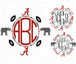 Alabama Crimson Tide Alabama Svg Crimson Svg Roll Tide Svg Football Svg Logo Dxf Vector Collage S Logo Silhouette Monogram Vinyl Decal Cricut Projects Vinyl