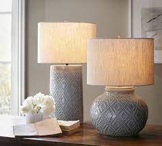 Charlotte Ceramic Table Lamp Bases Table Lamps Living Room Lamps Living Room Ceramic Table Lamps