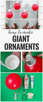 Make diy christmas ornaments for outdoor decor. 35 Diy Christmas Decor Ideas Which Are Much Better Than Store Giant Christmas Ornaments Easy Christmas Decorations Christmas Decorations Diy Outdoor