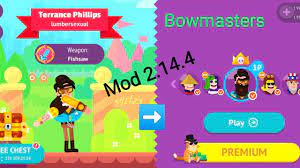 Download bowmasters mod apk for android overall, trajectory shooting games is not a new type of game, but bowmasters still know how to make players feel surprised with so many special features. Bowmasters Mod Apk 2 14 4 Mod Money All Characters Unlocked Youtube