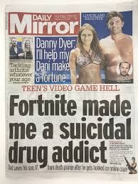 Globe is a supermarket tabloid first published in north america on november 10, 1954, in montreal, quebec, canada, as midnight by joe azaria and john vader and became the chief competitor to the national enquirer during the 1960s. Anatomy Of A Tabloid Fortnite Front Page Story Eurogamer Net