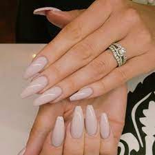 Coffin Nails Long Neutral Simple Glam Neutral Nails Gorgeous Nails Long Nails