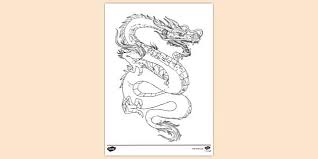 The moon and stars are no match for this spotted unicorn! Free Printable Realistic Dragon Colouring Page Colouring Sheet