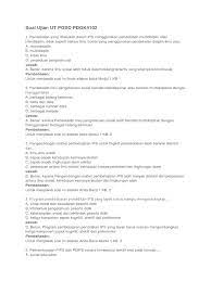 Id.pinterest.com kegiatan tutorial sendiri di universitas terbuka itu hanya dilaksanakan sebanyak delapan kali. Soal Ut Uas Pengembangan Peserta Didik Mkdk 4002