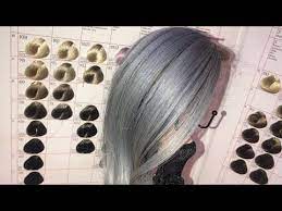 اصبغي شعرك رمادي مع راضية كولوريست cheveux gris ash youtube