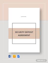 10 Deposit Agreement Examples Holding Security Vehicle Examples