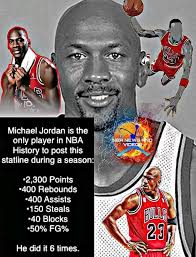 Michael Jordan's Unique NBA Statline