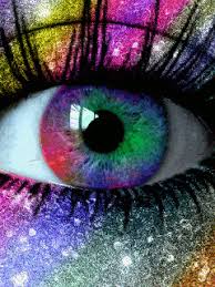 Abstract Rainbow Eye Rainbow Eyes Crazy Eyes Diamond Painting