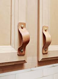 Leather For Cabinet Door Handles How Cool Is That Door Handles Kitchen Door Handles Kitchen Spotlights