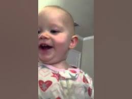 Cute Hayley trying to put her down for a nap