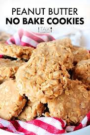 Peanut Butter No Bake Cookies Recipe No Bake Cookies Easy Dessert Recipes Quick Peanut Butter No Bake