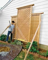The artwork visible through the doors is a. 41 Best Diy Garden Trellis Ideas 27 Is Awesome