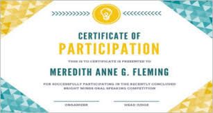 Check spelling or type a new query. Participation Certificate Templates Free Premium Creative Template