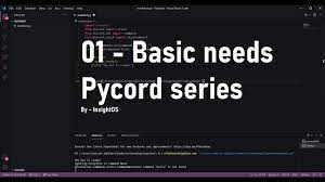 PyCord Tutorials 01 - Basic needs. - YouTube