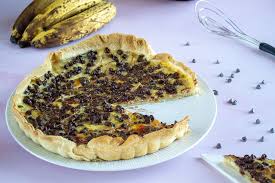Tarte Fondante Aux Bananes Et Pepites De Chocolat En 2020 Moelleux Aux Pommes Pepite Chocolat Alimentation