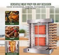 Bioexcel Shawarma Machine - 2 Burner Doner Kebab Machine for Commercial Use