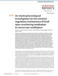 Because our emory reproductive center nurses are the absolute best! Pdf An Electrophysiological Investigation On The Emotion Regulatory Mechanisms Of Brief Open Monitoring Meditation In Novice Non Meditators