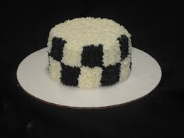 Black And White Checkered Cake Checkered Flag Smash Cake For A Race Car Themed Party Car Themed Parties Smash Cake Boy Cake Smash