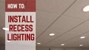 How To Installing Recessed Lighting Youtube