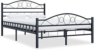 Bett ikea betten bettgestelle ikea at bedroom beds 2017 04 hfb4. Tidyard Metallbett Doppelbett 120x200 Cm Bettrahmen Jugendbett Gastebett Bettgestell Mit Lattenroste Schlafbett Bett Metall Schwarz Amazon De Kuche Haushalt Wohnen