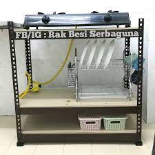 Tabletop atau rak dapur gas. Rak Besi Serbaguna Tanpa Skru Rm78 Rak Besi Serbaguna Facebook