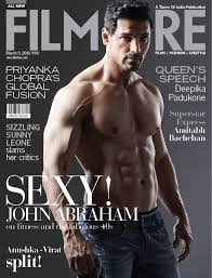 John Abraham Flaunts His Hot Bod On Filmfare S Latest Cover John Abraham Body John Abraham Magazine Cover Ideas