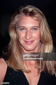 Headshot of tennis star Steffi Graf at the Women's Tennis Association...  News Photo