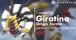 Countering Giratina Origin Forme And The Raid And Trainer