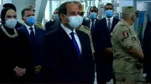 وصل الرئيس عبدالفتاح السيسي إلى مقر افتتاح عدد من المشروعات التنموية فى محافظة المنوفية. Pq35b6lw32 W3m
