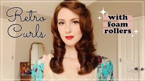 There are sizes ranging from 5/8 to 2 inches. Retro Curls Hairstyle Foam Rollers Tutorial The Dapper Dahlia