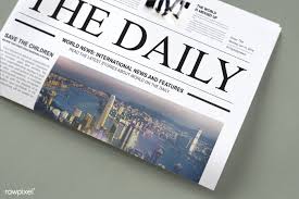 The Daily News Newspaper Mockup Free Image By Rawpixel Com Daily News Newspaper Daily News Newspaper
