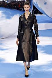 Christian Dior Fall 2013 Ready To Wear Fashion Show Mackenzie Drazan Fashion Christian Dior Black Leather Coat