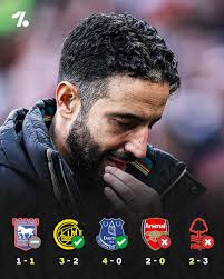 Seven points from a possible 15 for Ruben Amorim in his first five games as  Man United boss 🤔🔴