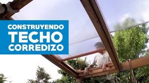 Fabricamos todo modelo de pergolas en hierro y madera con policarbonato de 6mm 8mm 10mm vidrio laminado templado disponemos de variedad de modelos cotize ya su perjola para terrazas jardines áreas de descanso etc. Como Hacer Un Techo Corredizo De Policarbonato Youtube