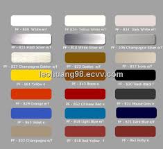 catalog color chart exterior series from china