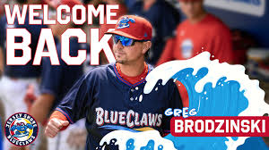 Brodzinski Returns to Manage BlueClaws; 2025 Coaching Staff Announced