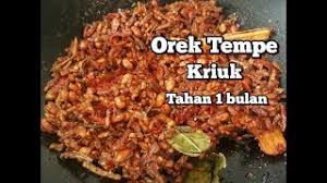 Masukkan tempe dan kacang, aduk merata. Resep Orek Kering Tempe Teri Awet Tahan 1 Bulan Orek Tempe Kriuk Youtube