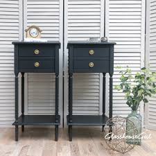 Check spelling or type a new query. Ash Grey Colonial Style Tall Bedside Tables Glasshouse Girl
