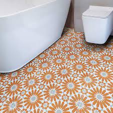 I dream about covering my bathroom floors with them one day, but i may. Moroccan Mosaic And Tile House Ctp54 02 Alhambra Handmade Cement Tile 8 X8 Orange White Gray You Can Get More Moroccan Mosaic Mosaic Tiles Cement Tile