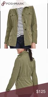 Nwt Banana Republic Women S Green Military Jacket Military Jacket Green Military Jacket Banana Republic Women